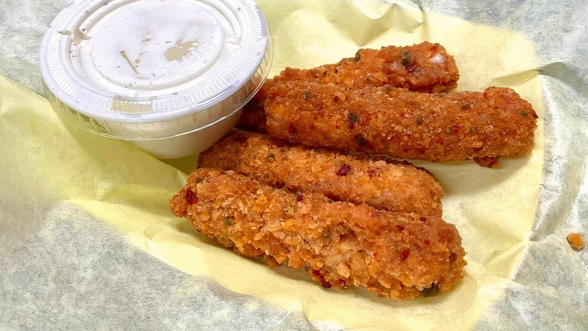 Large Jalapeño Cheese Sticks.