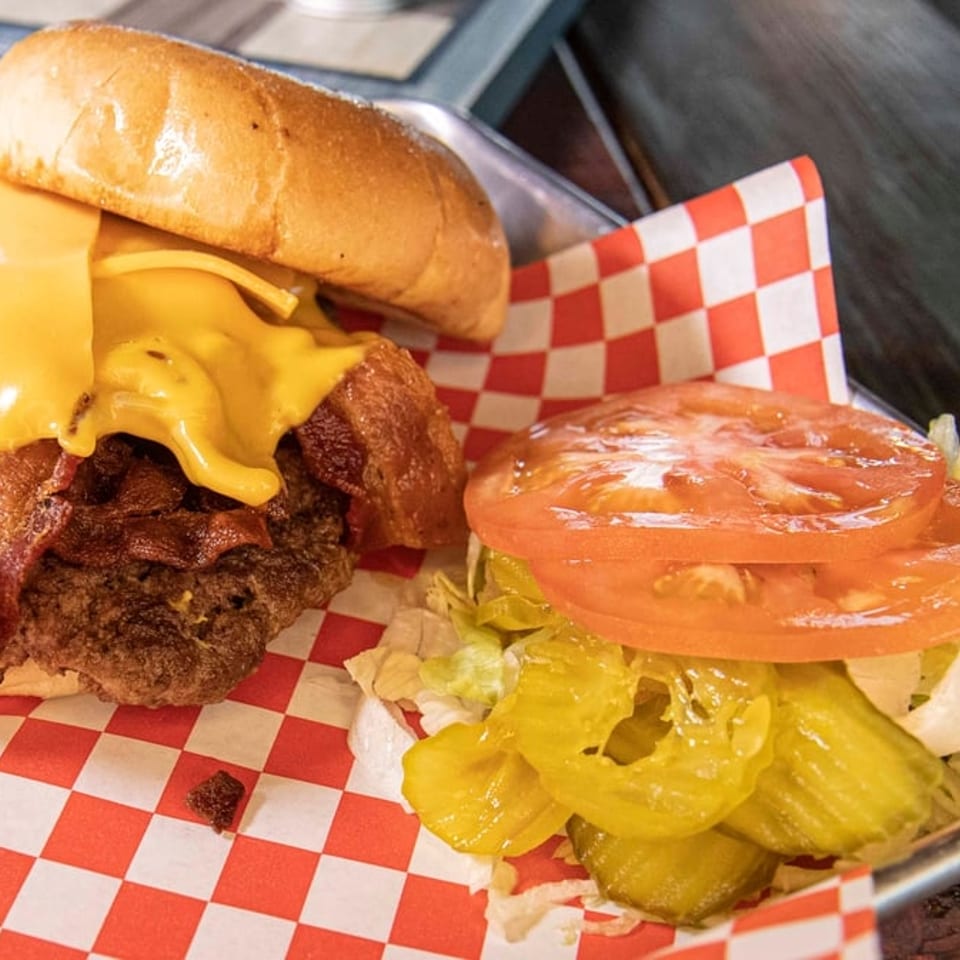 Indulge in Our Bacon Cheeseburger