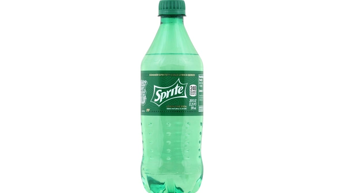 Glass Bottle Sprite.